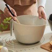 HOMLA Easy Cook kom met zeef - kom met zeef - keukenzeef kookzeef - gemaakt van kunststof - neemt opgevouwen weinig ruimte in - handige keukenapparatuur - keukenapparatuur - 3l