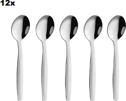 Kleine Theelepels - Zilver - 12 Stuks - RVS - Lepeltjes - Koffielepeltjes - Lepeltje - Hoogwaardige Kwaliteit - Set van 12 Kleine Theelepels - Zilver - 12 Stuks - RVS - Lepeltjes - Koffielepeltjes - Lepeltje - Hoogwaardige Kwaliteit - Set van 12