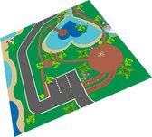 BrickMaps 32333005 - Friends - Lake Camping - Tapis de jeu pour LEGO - Plaque de construction format 3x3