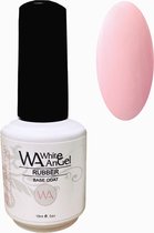 Gellex - White Angel - Rubber Base Coat (Soft Pink) #18 - 15ml - gellak - biab nagels