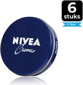 Nivea - CREME tin 75 ml - Voordeelverpakking 6 stuks