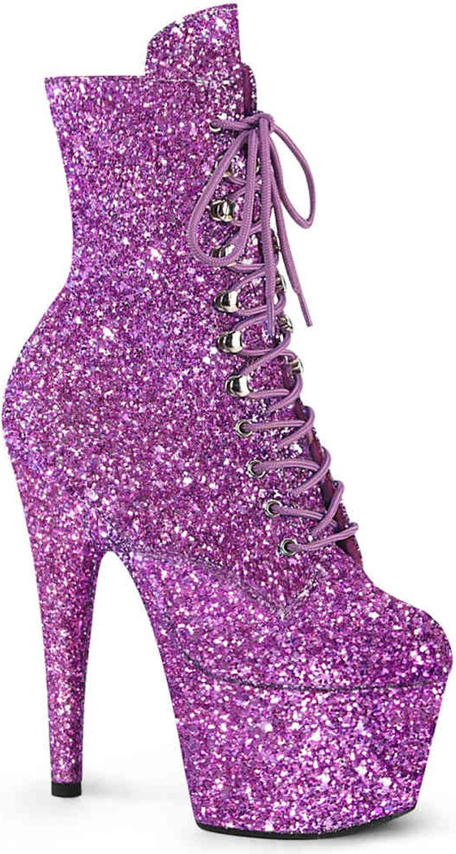 Pleaser ADORE-1020GWR Plateau Laarzen Paaldans schoenen 42 Shoes Paars