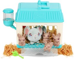 foto van Little Live Pets - Mama Surprise Mini - Mama Muisje krijgt 2 baby's en soms wel 3 óf 4 baby's!
