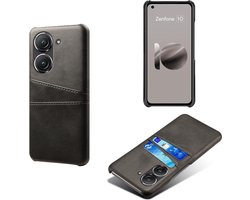 Back Cover met Opbergvakjes voor Asus Zenfone 10 / 9 _ Zwart