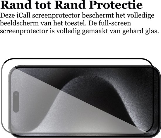 Coque iPhone 15 Pro Porte-Carte - Protecteur d'écran FullGuard + Protecteur d'écran pour objectif d'appareil photo - Coque arrière en Siliconen Oranje