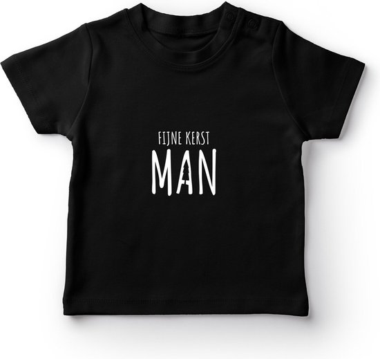 Matching kerstshirts Vader & Zoon/Dochter - Fijne kerst man - maat: vader M kind 68 - matching kleding van Family Dept. — afbeelding 3