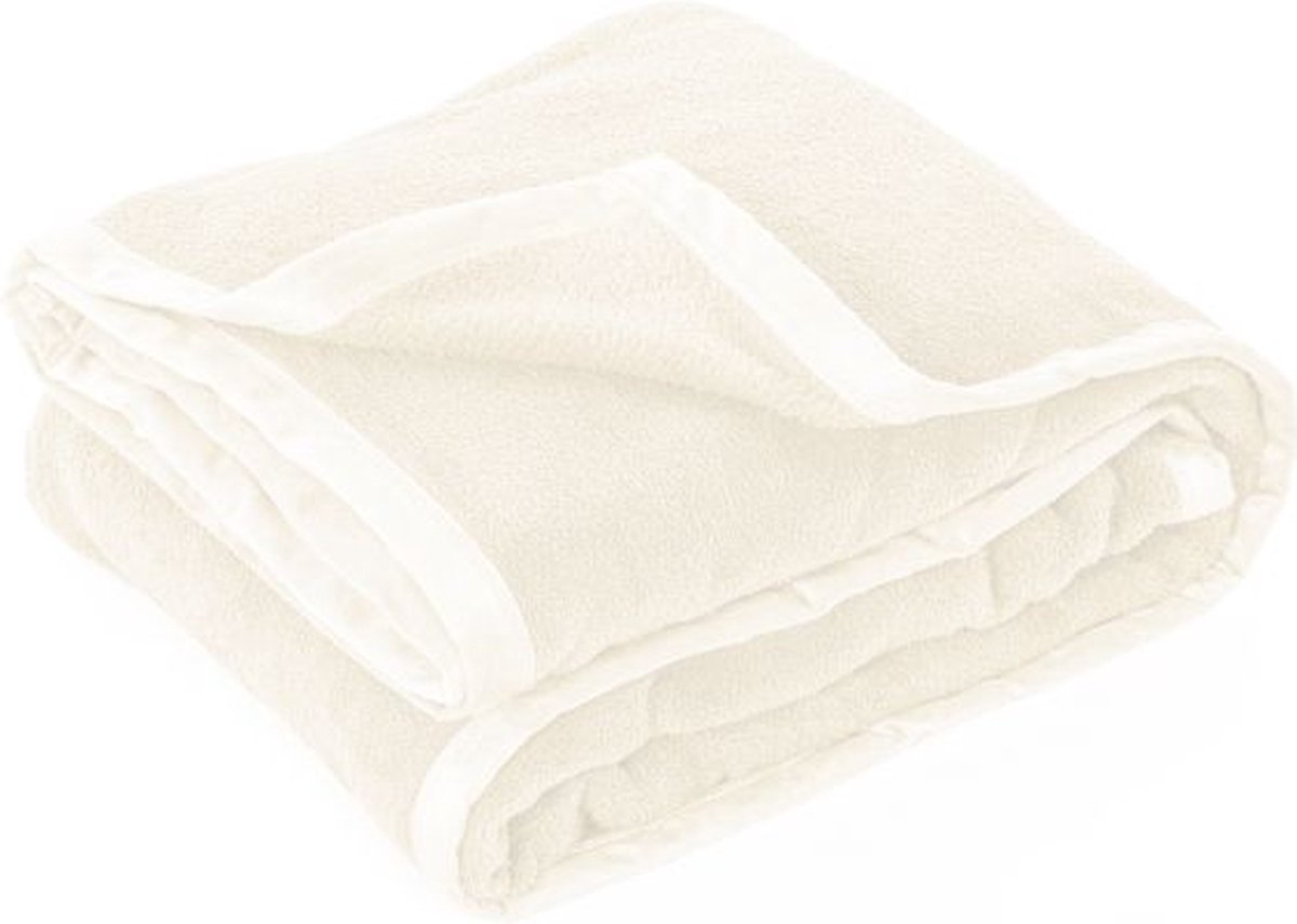 Tiseco HOME STUDIO - Plaid - LAMIS - 150x200 cm - Ivoor IVORY
