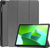 Hoesje Geschikt voor Lenovo Tab M10 (3rd gen) Hoes Case Tablet Hoesje Tri-fold - Hoes Geschikt voor Lenovo Tab M10 (3e gen) Hoesje Hard Cover Bookcase Hoes - Grijs