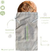 Herbruikbare broodzak - brood tas - zak - herbruikbaar - katoen - biologisch afbreekbaar