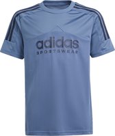 adidas Sportswear Tiro 24/7 T-shirt Kids - Kinderen - Blauw- 140