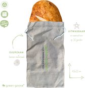 green-goose® Linnen Broodzak | Duurzame Broodtas | Herbruikbaar | Duurzaam Cadeau