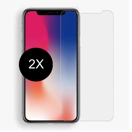 Foto: Waeyz 2 stuks screenprotector tempered glass geschikt voor iphone xr 9h gehard glas beschermglas hd screen protector extra sterk