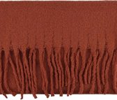 Yehwang - Warme wintersjaal effen kleur bruin Polyester