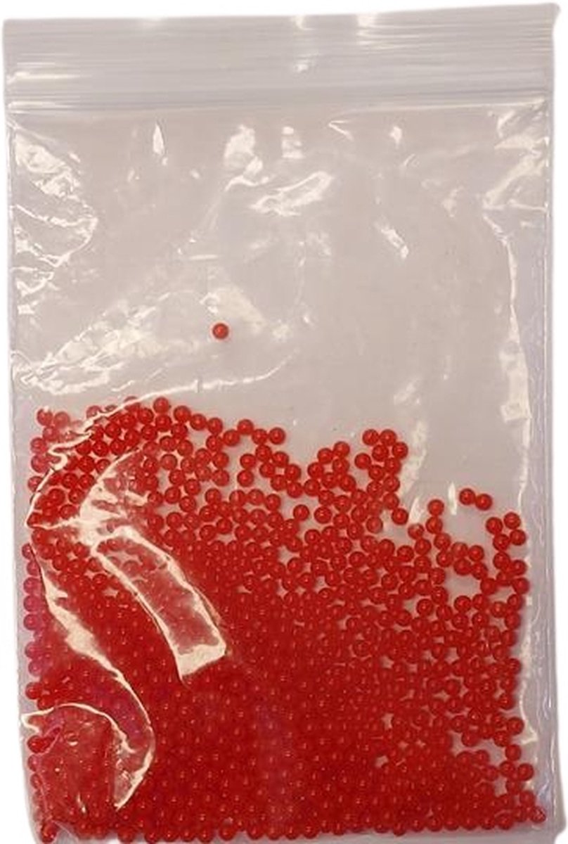 HBX natural living Deco Waterparels rood zakje a 15gr