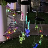 Dailyiled - vlinder solar verlichting - led - multicolor - sfeerverlichting - windgong