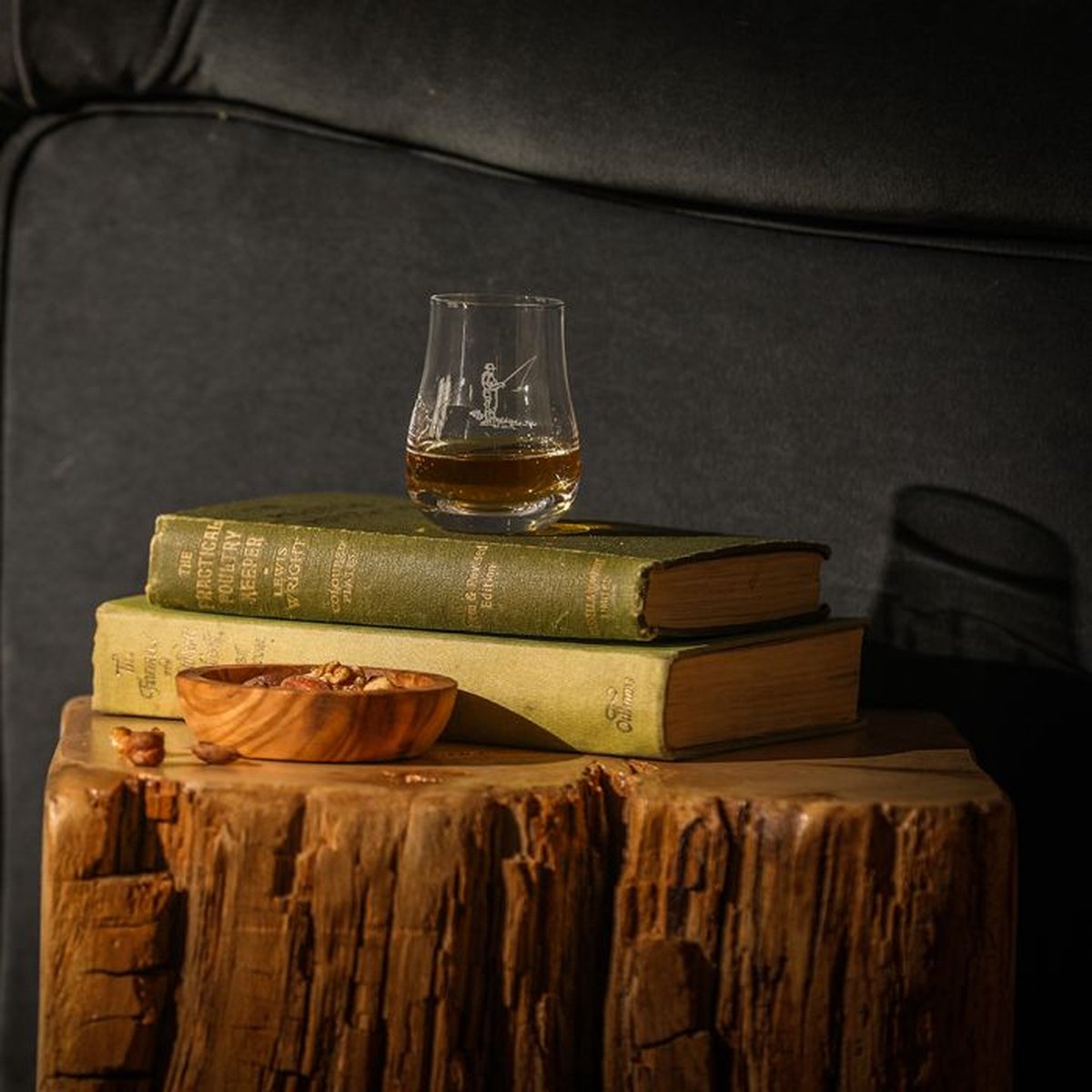 Just Slate Company Whiskyglas Proefglas Sportvissen - Glas - With love from Scotland