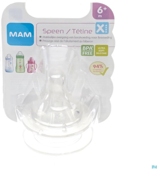 MAM Soft Tétine Pour Biberon 0+M - Taille 0 - 2 Pièces Acheter