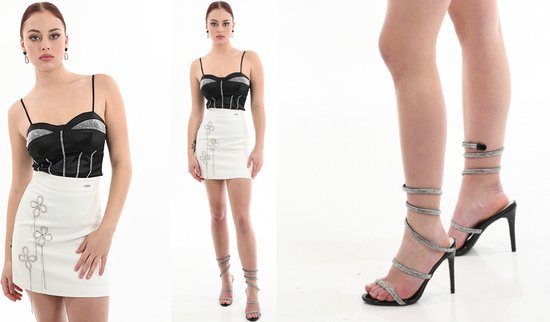 Zerba - Sandales pour femmes Femme - Taille 39 - Zwart - Novella