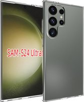 Fonu Transparant siliconen Geschikt Voor Samsung S24 Ultra hoesje
