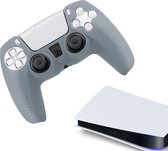 Gadgetpoint | Siliconen Game Controller(s) Hoesjes | Performance Antislip Skin Beschermhoes | Softcover Grip Case | Accessoires geschikt voor Playstation 5 - PS5 | Grip Grijs