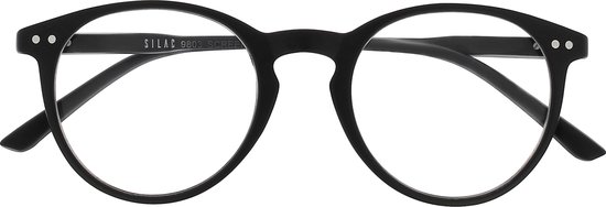 SILAC - Modèle JANE 7803 - Lunettes de lecture ovales force +4,00 - Protection UV400 contre la lumière bleue - Zwart Mat