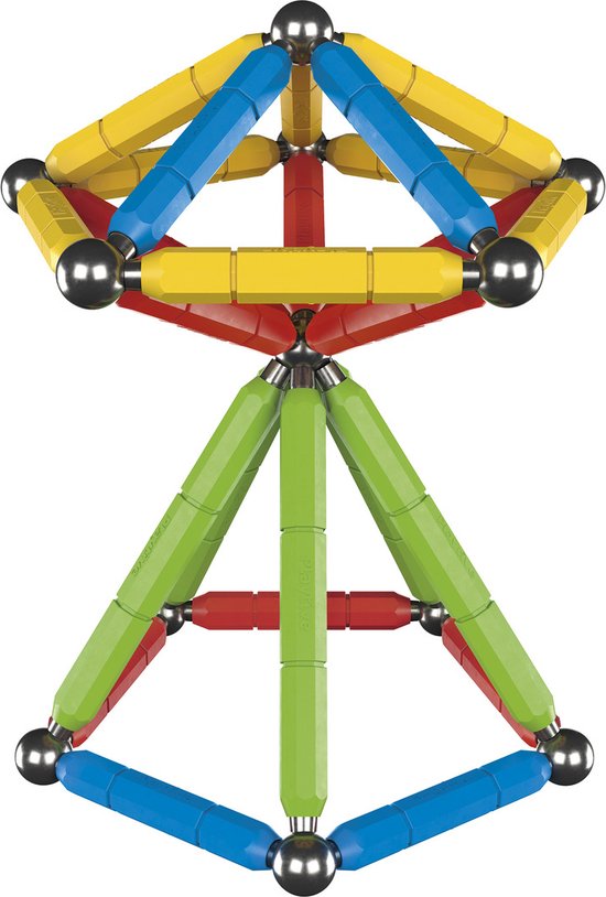 60 Blocs De Construction Magnétiques Pour Enfants Dès 3 Ans – Formes Variées, Bords Arrondis
