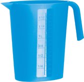 Juypal Schenkkan/waterkan - blauw - 1,75 liter - kunststof -L22 x H20 cm