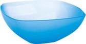 Juypal Bol de service/saladier - bleu - 5,5 litres - plastique - D30 x H12 cm