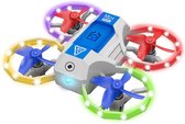 LUXWALLET SkySparky – Mini Beginners Drone – 2.4GHz Drone – Mini Quadcopter Drone – Met Verlichting – Voicecontrol – Wit