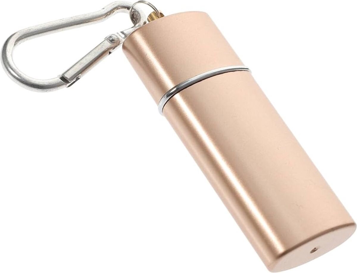 Goedkoopste Draagbare Asbak Sleutelhanger - Asbak Sleutelhanger Goud - Portable asbak - Asbak voor sleutelbos - Makkelijk mee te nemen buiten - Hanger asbak