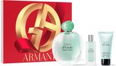 Armani Acqua di Gioia Giftset - 100 ml eau de parfum spray + 15 ml eau de parfum spray + 50 ml bodylotion - cadeauset voor dames