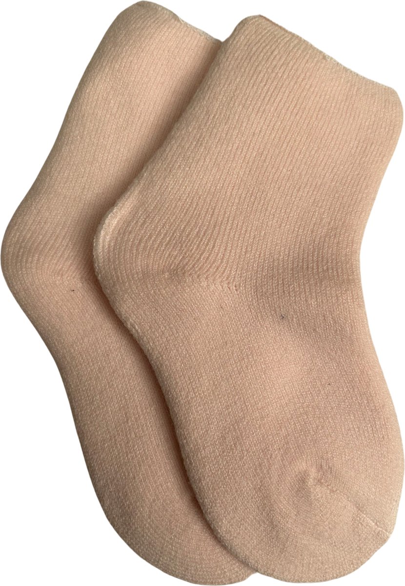 Warmhoudende Fleece Kinderen Sokken / Thermo Sokken / Huissokken | Warmte Sok - Roze