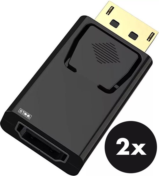 2 pièces | Câble adaptateur Staza® DisplayPort vers HDMI