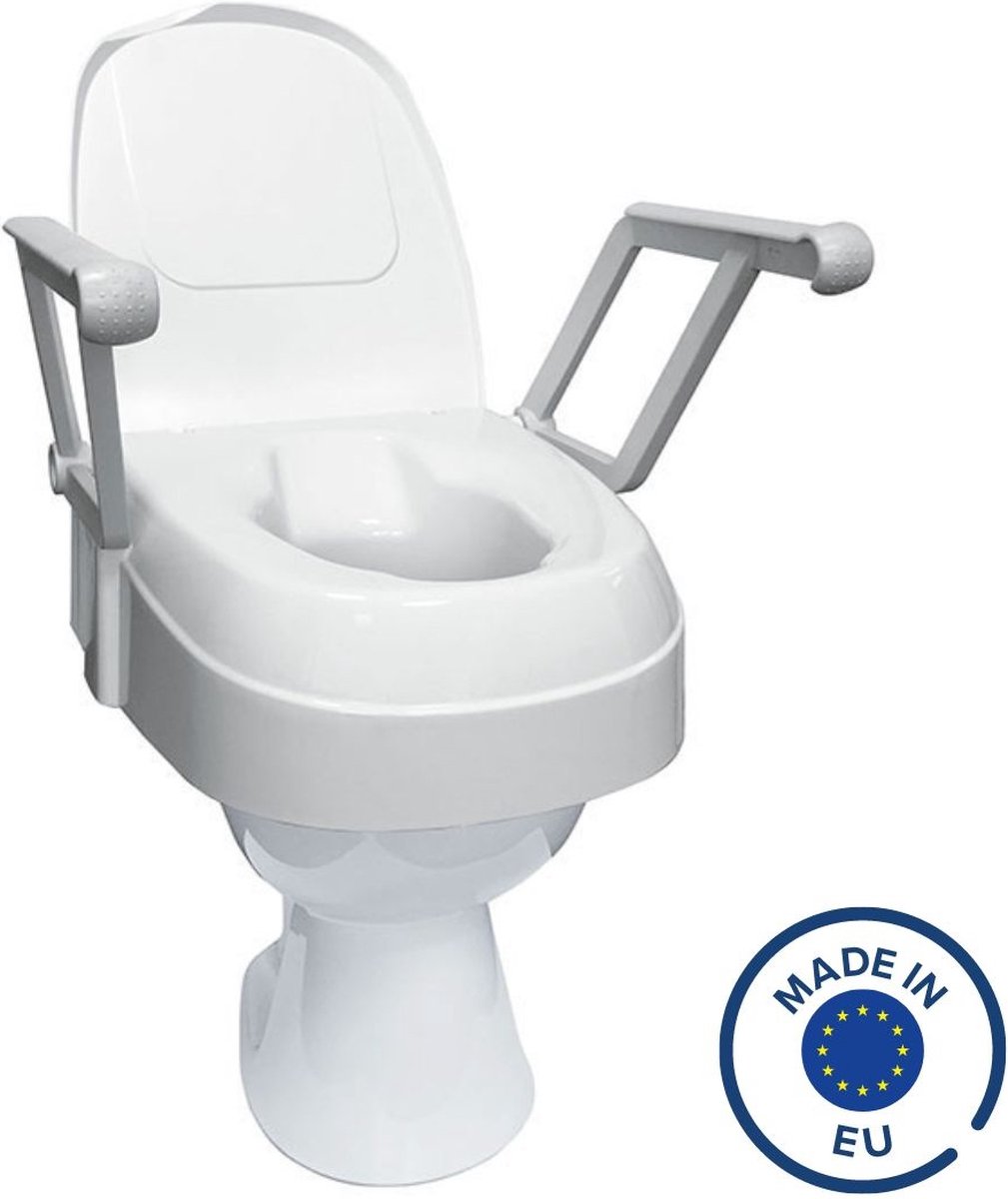 Chaise de toilette Réglable en hauteur Chaise de nuit Aide à la