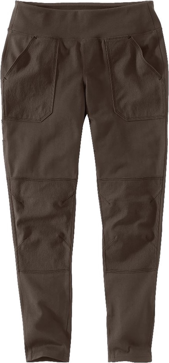 Carhartt Damesbroek ' Force ' Utiliten legging 'Dark Coffee'