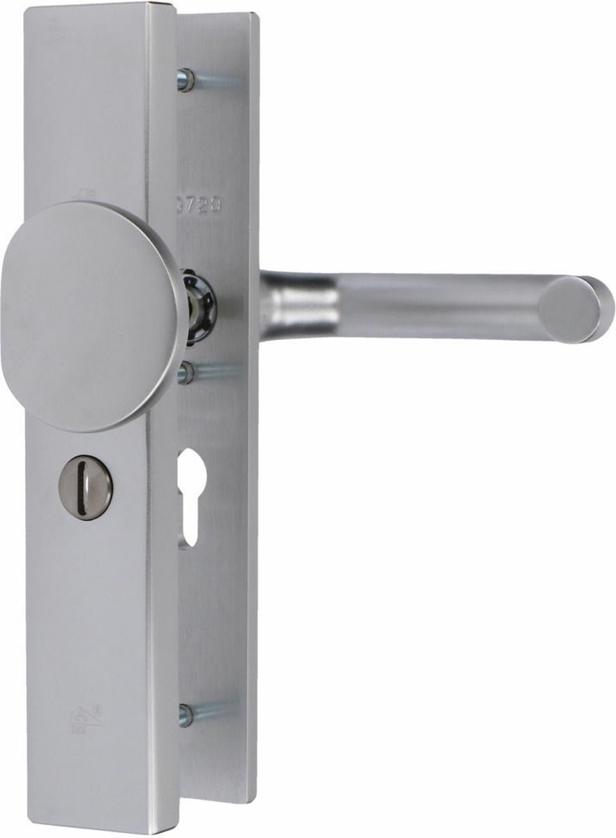 Veiligheidsgarnituur - Aluminium - Aluminium - S2 - S2 502921 met kerntrekbeveiliging SKG*** - duwer-kruk PC72