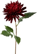 Viv! Home Luxuries Dahlia - zijden bloem - rood fuchsia - 65cm