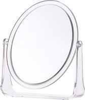Livano Make Up Spiegel - Opmaakspiegel - Staande Spiegel - Tafelspiegel - Tafel - Rond
