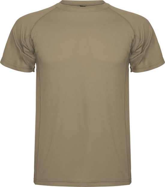 Foto: Zandkleurig unisex sportshirt korte mouwen montecarlo merk roly maat xxl