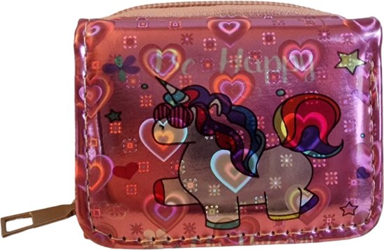 Kinderportemonnee - Portemonnee - Klein - Metallic Unicorn - 12