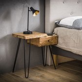 Hoyz - Nachtkastje - Edge L - Bruin - Bedtafel