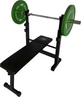 AJ-Sports Bench press - Halterbank - Fitnessbank - Bankdrukbank - Fitness bank - Bench - Fitness - Workout - Krachttraining - Exclusief gewichten