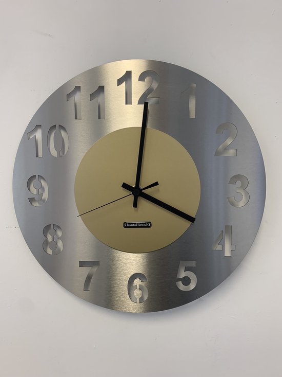 Horloge murale en acier inoxydable JUNTE GOLD DESIGN