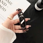 Bracelet en acier inoxydable pour Xiaomi Mi Band 8 (noir)