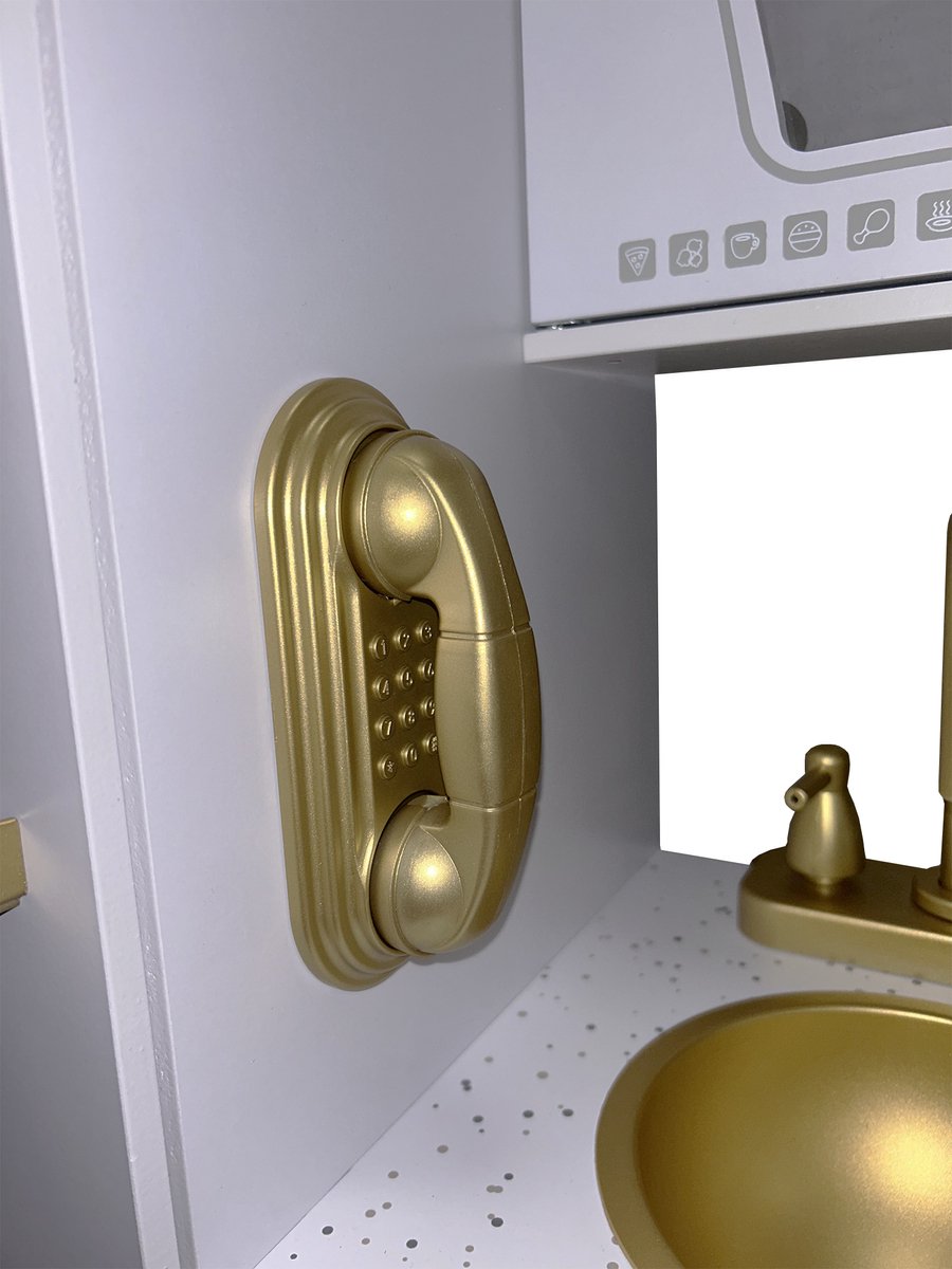 Maxx kidz Houten Speelgoed Keuken - Speelkeuken Wit - Met Licht en geluid Maxx kidz Houten Speelgoed Keuken - Speelkeuken Wit - Met Licht en geluid