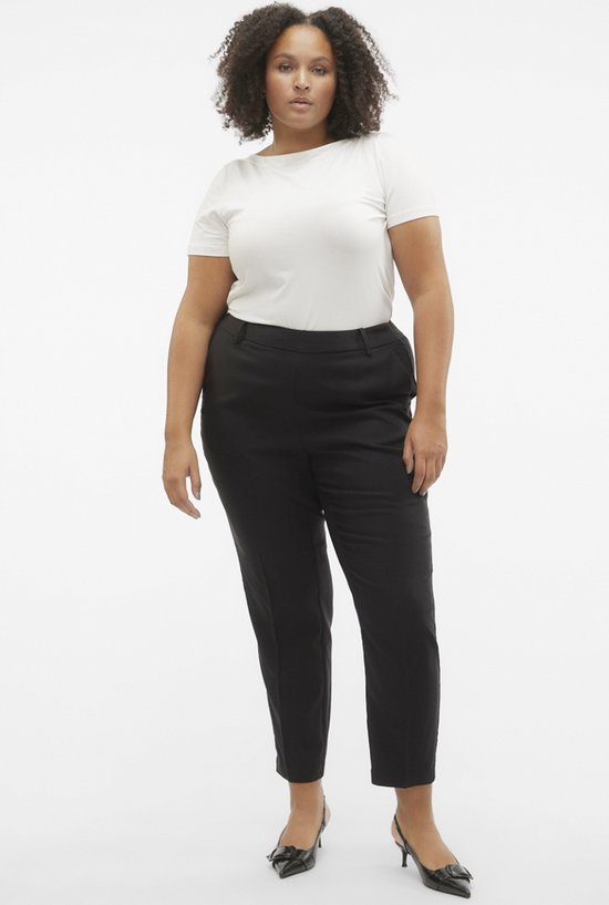 VERO MODA VMCMIRA MR TAPERED ELASTIC PANT CUR Pantalons Femme - Taille 50 X L32