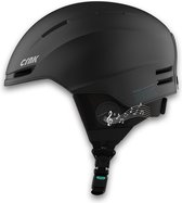 CRNK SKADI ALPHA Skihelm - Ingebouwde Bluetooth Headset - draadloos muziek luisteren en handsfree bellen - Lichtgewicht - premium afwerking - 10 uur Accu - Zwart L