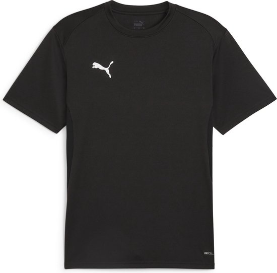 PUMA teamGOAL Jersey Heren Sportshirt - PUMA Zwart-PUMA Wit-Flat Dark Grijs - Maat XL