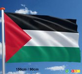 *** Grote Palestijnse Vlag 150x90cm - Palastina Vlag - van Heble® ***