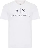 Armani Exchange 8nztcj-z8h4z T-shirt Met Korte Mouwen Wit S Man